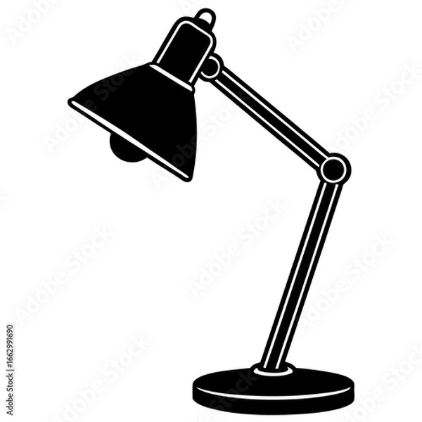 Fototapeta vector table lamp