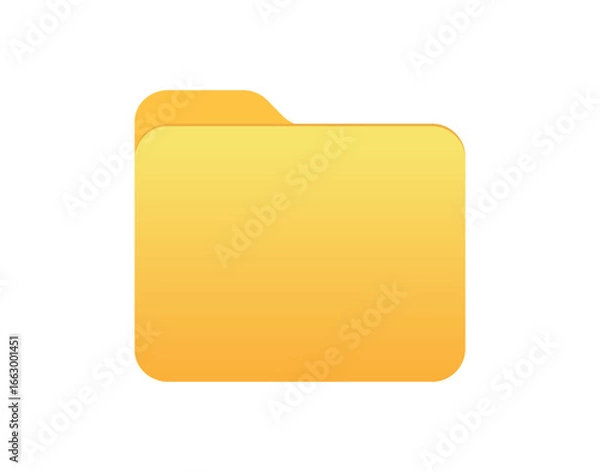 Obraz Yellow folder icon	
