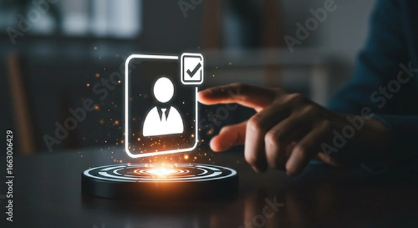 Obraz  Online User Registration and Profile Verification