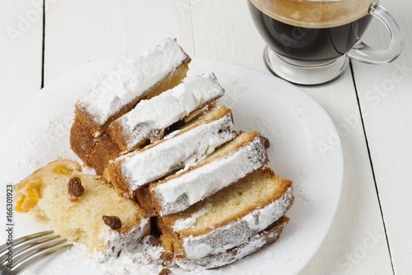 Fototapeta cake and coffee