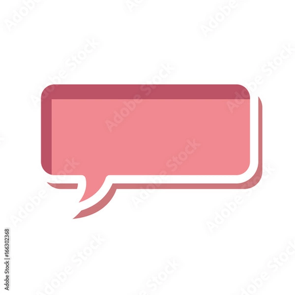 Fototapeta speech bubble isolated icon vector illustration design