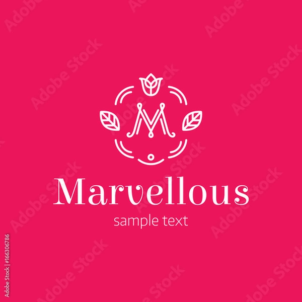 Fototapeta Letter M Marvellous Vector Logo