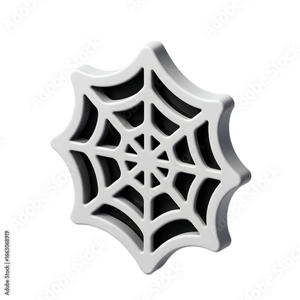Obraz 3D Spider Web Icon