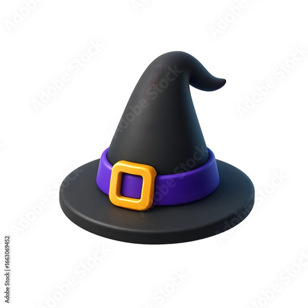 Fototapeta 3D Witch Hat Icon