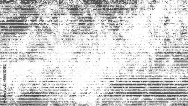 Fototapeta Rough Black and White Texture – Distressed Overlay   Vector Illustration, Distressed Black Grain Texture – Scratched Grunge Urban Overlay Design, Grainy vector design on transparent background