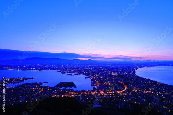 Obraz Hakodate night view