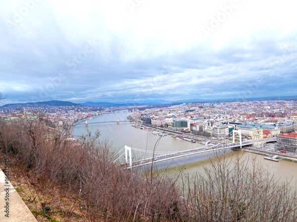 Obraz View over Budapest and Danube