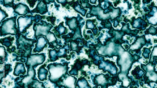 Obraz Blue green marbled abstract pattern background