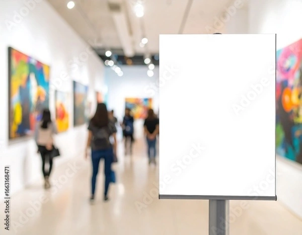 Obraz Blank display in art gallery