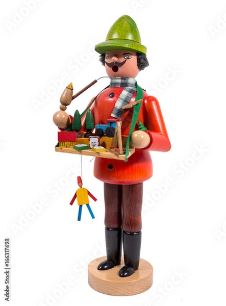 Fototapeta alter räuchermann aus dem erzgebirge