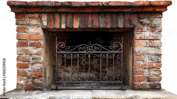 Obraz old wooden door