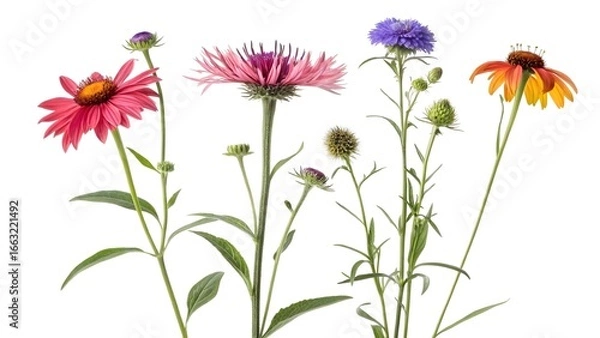 Fototapeta An elegant and vibrant collection of flowers.
