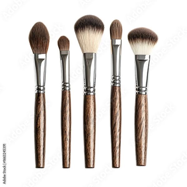 Obraz Professional Makeup Brushes Set with Five Varieties