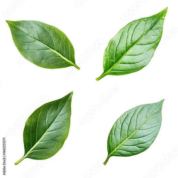 Obraz Botanical Green Foliage Leaves Nature Plant Image