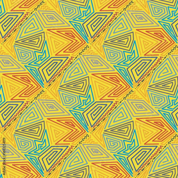 Fototapeta Unique Random Shape Pattern