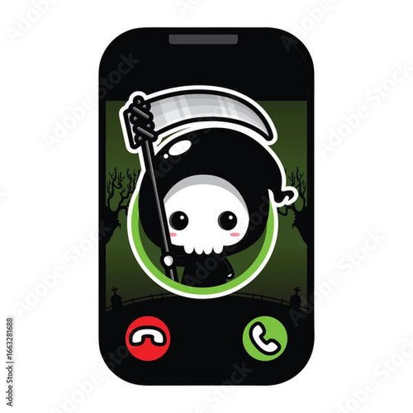 Fototapeta Grim Reaper Chibi is calling you