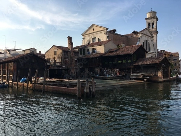 Obraz Atelier gondole Venise