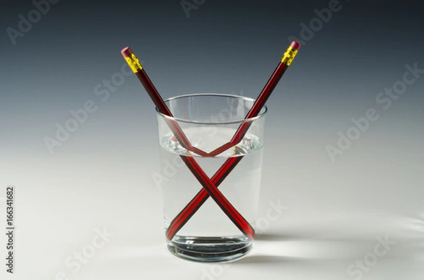 Obraz Light refraction.