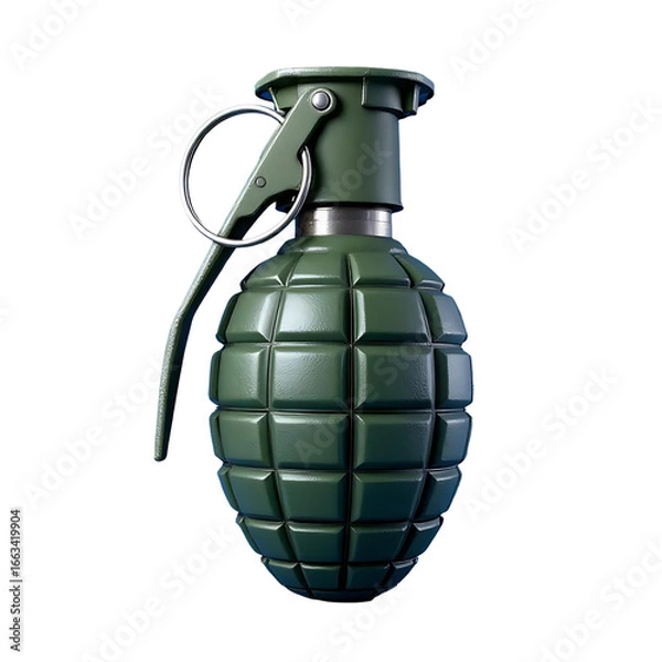 Fototapeta  Realistic Hand Grenade PNG