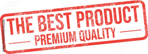 Obraz The Best Product. Premium Quality. Vector Rubber Stamp.
