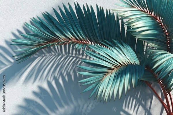 Fototapeta Exotic Palm Fronds