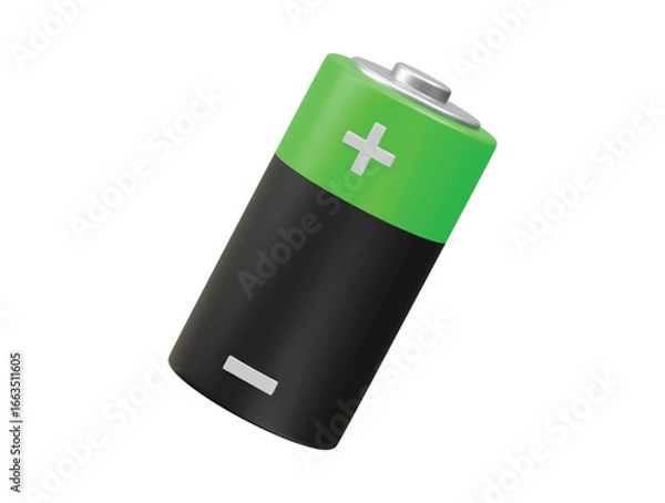 Obraz Battery icon 3d  rendering illustration 