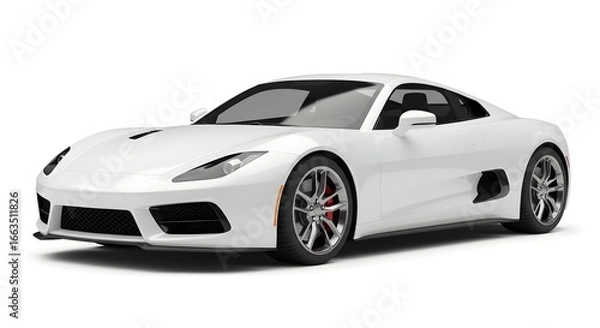 Fototapeta Amazing Car Lighting and Stylish Open Car Design