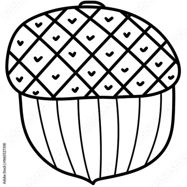 Fototapeta Autumn Coloring Autumn leaves and fall nature clipart set
Collection of autumn leaves, mushrooms, acorn, and pumpkin illustrations in warm fall colors, perfect for seasonal design and decoration proje