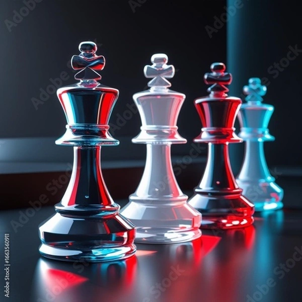 Obraz American Chess Day: A Modern Tribute to Strategy and Tradition