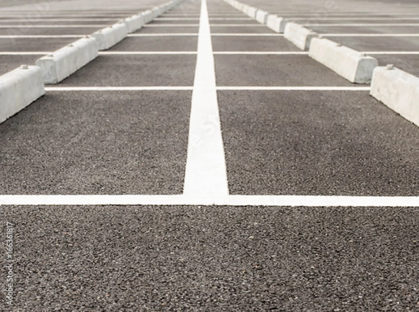 Obraz wheel stop, perspective wheel stop