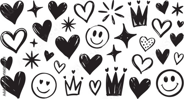 Fototapeta seamless pattern with flowers and leaves