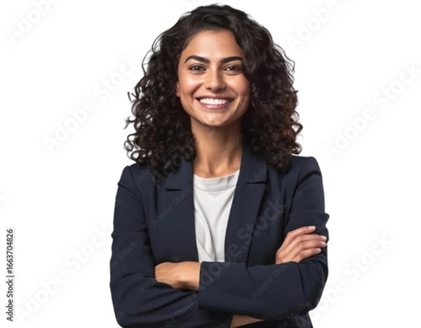 Fototapeta Cute Smiling Orange Cat Cartoon on White Background