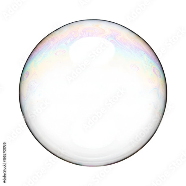 Fototapeta Soap bubbles transparent background PNG