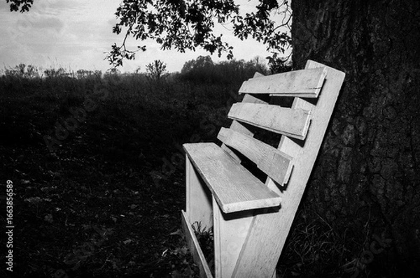 Obraz black and white steps