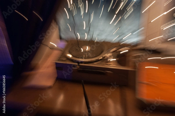 Obraz sparks from a vinil 