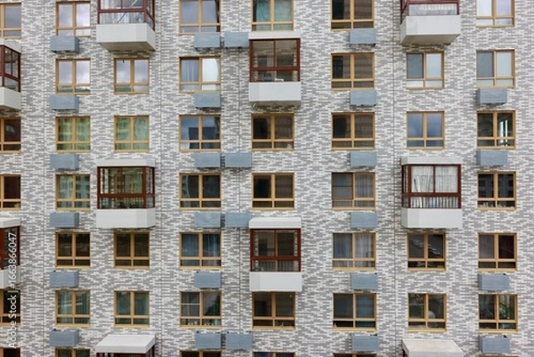 Fototapeta New building facade