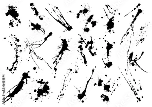 Obraz plamy atramentu