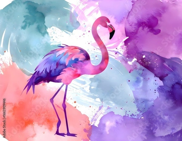 Obraz abstract watercolor background