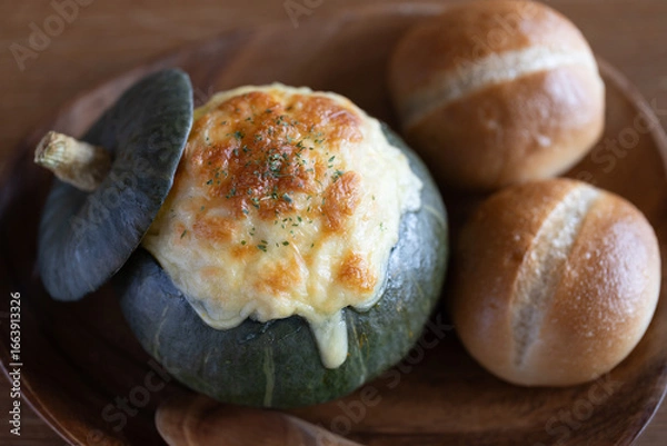 Obraz 丸ごと かぼちゃグラタン