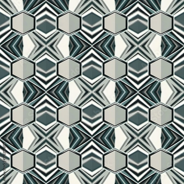 Fototapeta seamless geometric pattern