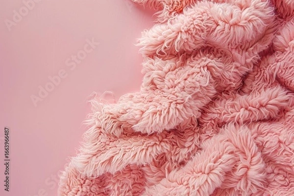 Obraz pink fur texture