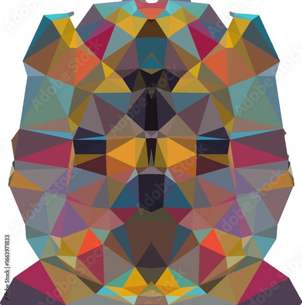 Fototapeta abstract geometric background