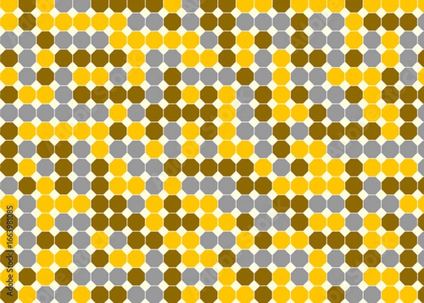 Fototapeta 幾何学的なタイル模様 背景