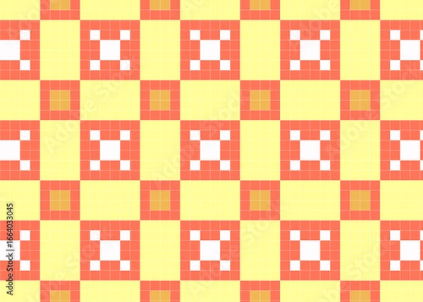 Obraz 和をイメージしたドット柄 タイル 背景