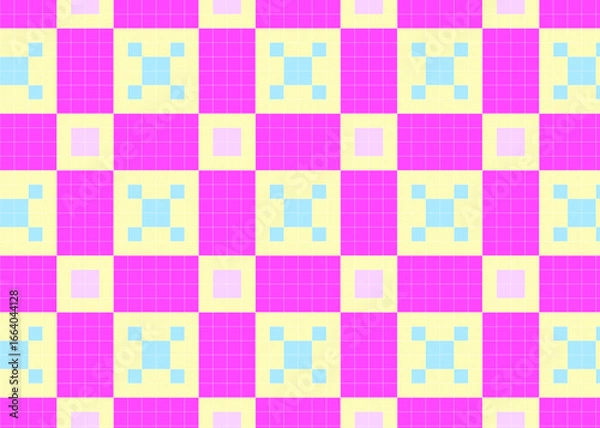 Fototapeta 和をイメージしたドット柄 タイル 背景