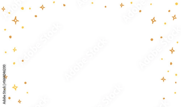 Fototapeta Starry background, night sky stars and sparkle element banner background hand drawing doodle illustration art