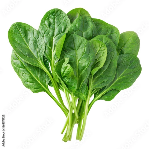 Fototapeta Spinach, clipping path isolate on transparency background