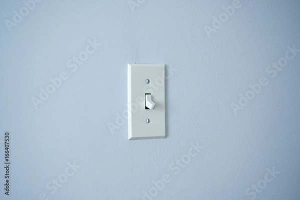 Fototapeta White Light Switch