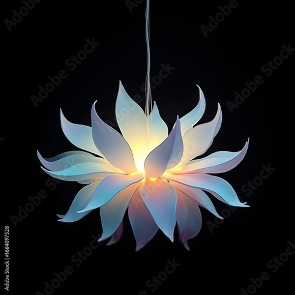 Obraz abstract flower digital art