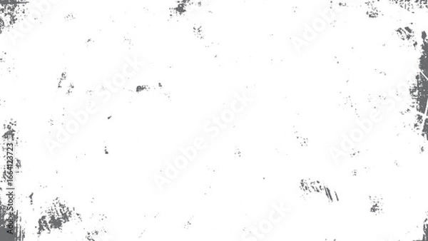 Fototapeta Abstract grunge black and white distressed texture background illustration. Black and white abstract distressed texture grunge overlay background